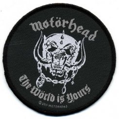 kleiner Aufnäher Motörhead The Wörld is Yöurs 