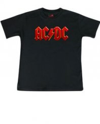 Kids Shirt AC/DC Red Logo 116