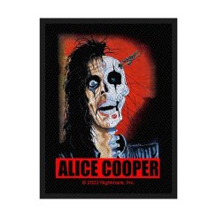 kleiner Aufnäher Alice Cooper Trashed 