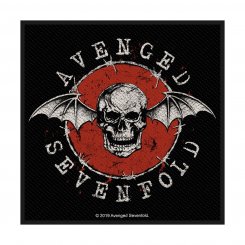 kleiner Aufnäher Avenged Sevenfold Distressed Skull 