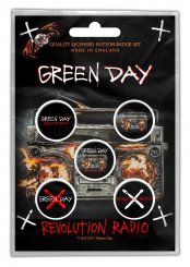 Button Set Green Day Revolution Radio 