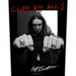 Rückenaufnäher Metallica Cliff Burton 