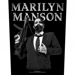 Rückenaufnäher Marilyn Manson Machine Gun 