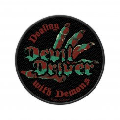 kleiner Aufnäher Devildriver Dealing with Demons 