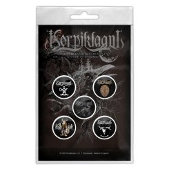 Button Set Korpiklaani Raven 