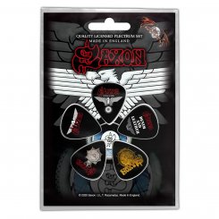 Plektrum Set Saxon Classic Logos 