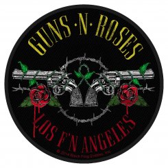 kleiner Aufnäher Guns'n Roses Los Angeles ( rund ) 