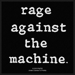 kleiner Aufnäher Rage against the Machine Logo 