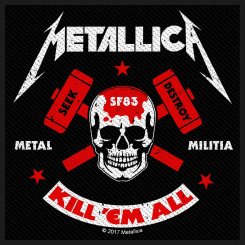kleiner Aufnäher Metallica Militia 