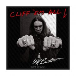 kleiner Aufnäher Metallica Cliff Burton 