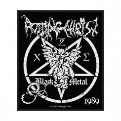 kleiner Aufnäher Rotting Christ Black Metal 