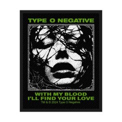 kleiner Aufnäher Type O Negative With my Blood 