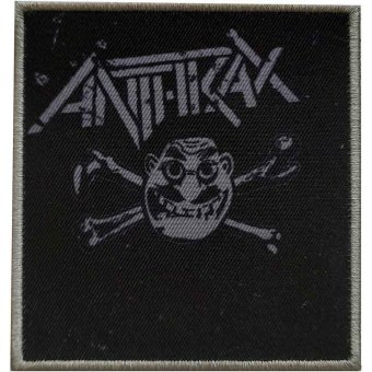 kleiner Aufnäher Anthrax Crossbones 