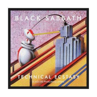 kleiner Aufnäher Black Sabbath Technical Ecstasy 