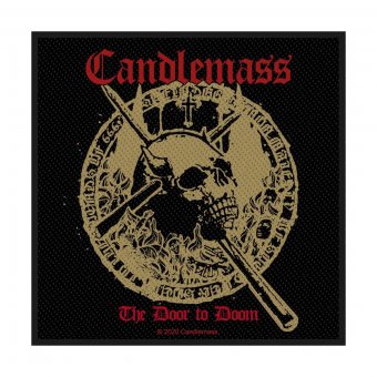 kleiner Aufnäher Candlemass The Door to Doom 