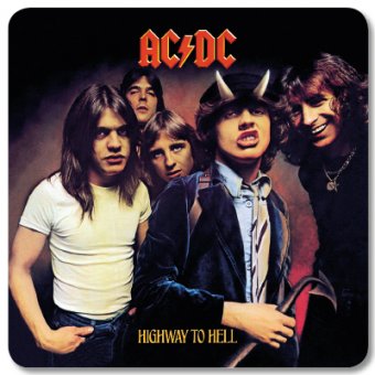 Untersetzer AC/DC Highway to Hell 