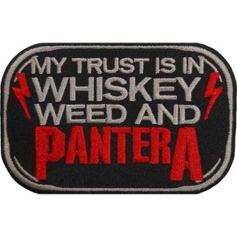 kleiner Aufnäher Pantera Whiskey 