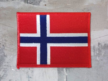 kleiner Aufnäher Norway Flag 
