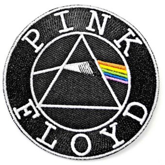 kleiner Aufnäher Pink Floyd Dark Side of the Moon ( rund ) 