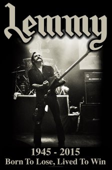 Flagge Motörhead Lemmy Lived to Win 